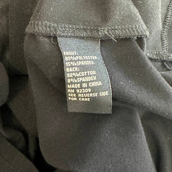 DG2 Diane Gilman Top WMNS L Pullover V-Neck Black Sleeveless Layered Stretchy - Picture 6 of 7